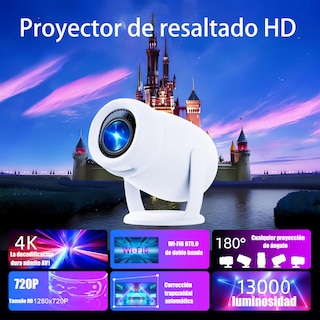 Foto 2 | Foto 2 | Oryu Proyector Portátil Mini Cañones Proyectores 4k Full Hdandroid 12 Bluetooth 2.4g/5g Wifi6 10000 Lúmenes Auto Keystone para