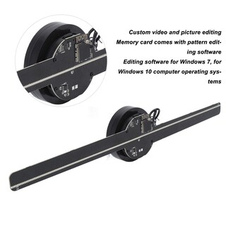 Foto 6 | Foto 6 | Fansheng 3d Holograma Fan Wifi 224 Cuentas De Luz Led De Alta Resolución 3d Proyector Holograma De Publicidad Jugador Hallowee