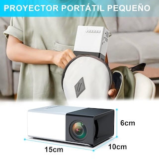 Foto 2 | Foto 2 | E T Easytao Mini Proyector Portatil (15×10×6cm) Proyectores Inteligente Soporte 1080p 120ansi/4800 Lumens Compatible Con 2.4g/