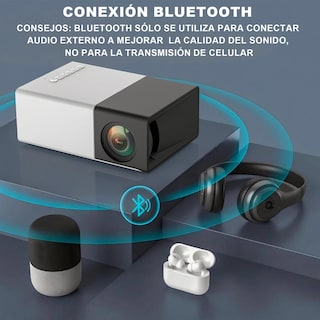 Foto 3 | Foto 3 | E T Easytao Mini Proyector Portatil (15×10×6cm) Proyectores Inteligente Soporte 1080p 120ansi/4800 Lumens Compatible Con 2.4g/
