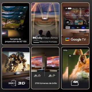 Foto 4 | Foto 4 | Hisense Proyector Inteligente De Distancia Ultracorta 4k X-fusion Laser Cinema Pl2 Dolby Vision&dolby Atmos