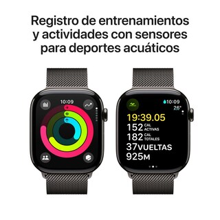 Foto 4 | Foto 4 | Apple Watch Series 10 Gps + Cellular Caja De Titanio Color Pizarra De 46 Mm Correa Estilo Milanés Color Pizarra - M/l