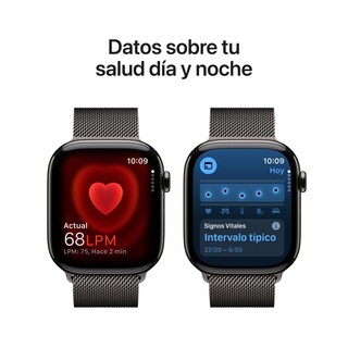 Foto 5 | Foto 5 | Apple Watch Series 10 Gps + Cellular Caja De Titanio Color Pizarra De 46 Mm Correa Estilo Milanés Color Pizarra - M/l