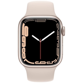 Foto 2 | Foto 2 | Apple Watch Series 7 (gps Caja De Aluminio Blanco Estelar De 45 Mm) Con Correa Deportiva Blanco Estelar Regular (renovado)