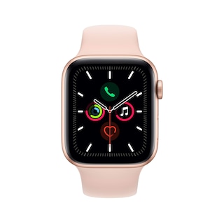 Foto 2 | Foto 2 | Apple Watch Series 5 (gps 44 Mm) - Caja De Aluminio Dorado Con Banda Deportiva Rosa Arena (reacondicionado)