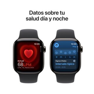Foto 5 | Foto 5 | Apple Watch Series 10 Gps + Cellular Caja De Titanio Color Pizarra De 42 Mm Correa Deportiva Negra - S/m