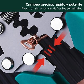 Foto 5 | Foto 5 | ''pinza Pela Cable Automática Alicates Multifuncionales 10en1 Verde ''
