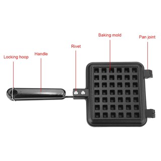 Foto 4 | Foto 4 | Waffle Maker Antiadherente Huevo Cocina Doméstica Gas Antiadherente Waffle Maker Pan Molde Molde Placa De Cocina Herramienta De