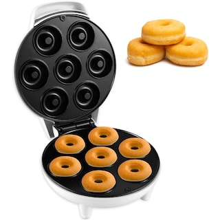 Foto 1 | Foto 1 | Mini Máquina De Donas Hace 7 Donas Máquina De Hacer Donas Antiadherente Máquina De Hacer Mini Donas Máquina De Prensa De Don