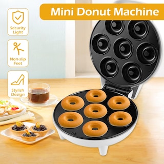 Foto 6 | Foto 6 | Mini Máquina De Donas Hace 7 Donas Máquina De Hacer Donas Antiadherente Máquina De Hacer Mini Donas Máquina De Prensa De Don