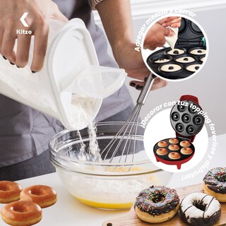 Foto 5 | Foto 5 | Maquina Para Hacer Donas - Maquina De Mini Donas - Donera - Antiadherente - Fácil De Limpiar - Ideal Para Emprender Negocio - Di