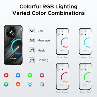 Foto 2 | Foto 2 | Doogee Blade Gt Play 5g Smartphone Resistente Desbloqueado Con Efecto De Luz Led Rgb Teléfono Resistente De 6.7 Pulgadas Fhd+ 1