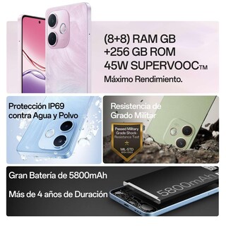 Foto 4 | Foto 4 | Oppo A5 Pro 5g Café Mocha + 256 Gb + 8gb Cámara 50mp + 8mp Batería De 5800 Mah Ai Linkboost Resistencia Al Agua Y Al Polvo