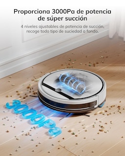 Foto 3 | Foto 3 | Ilife Robot Aspiradora Y Trapeador V3s Pro Actualizado Compatible Con 2.4ghz Wifi/alexa/google 120mins 3000pa 2 En 1 Robot
