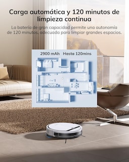 Foto 6 | Foto 6 | Ilife Robot Aspiradora Y Trapeador V3s Pro Actualizado Compatible Con 2.4ghz Wifi/alexa/google 120mins 3000pa 2 En 1 Robot