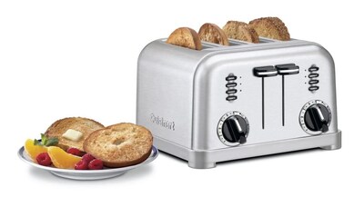 Foto 6 | Foto 6 | Cuisinart Cpt-180 Tostador De Metal Para 4 Panes Stainless Steel