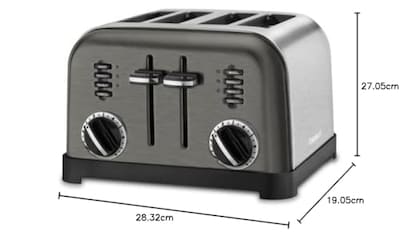 Foto 3 | Foto 3 | Cuisinart Cpt-180bks Metal Classic Toaster 4-slice Black Stainless