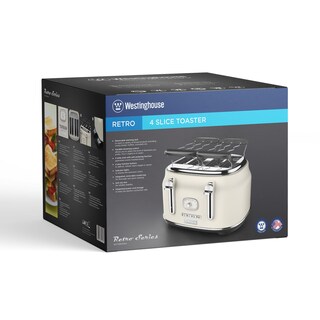 Foto 2 | Foto 2 | Westinghouse Tostador Retro Series Blanco De 4 Rebanadas (wktt809wh)