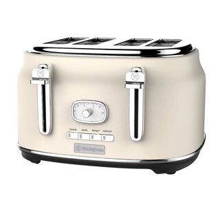 Foto 3 | Foto 3 | Westinghouse Tostador Retro Series Blanco De 4 Rebanadas (wktt809wh)
