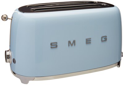 Foto 1 | Foto 1 | Smeg Tsf02pbus Tostadora 4 Rebanadas Color Azul Pastel