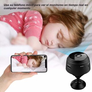 Foto 6 | Foto 6 | Camara Espia Wifi Oculta 1080p Hd Detección De Movimiento Con Visión Nocturna Mini Cámara Espía soporta Grabación Cíclica múltip