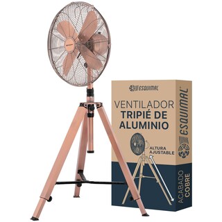 Foto 1 | Foto 1 | Esquimal Ventilador De Pedestal Con Tripié  Aspas De Aluminio  50w  Altura Ajustable Hasta 160 Cm  Oscilación 70°  3 Velocidades