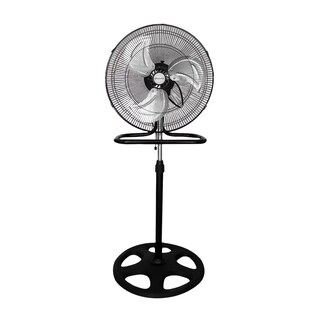 Foto 2 | Foto 2 | Ventilador 3 En 1 De Pedestal Piso Y Pared De 18 Pulgadas Aspas De Metal Con 3 Velocidades Y Perilla Ajustable De Altura Bas