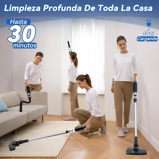 Foto 3 | Foto 3 | Aspiradora Inalámbrica 15000pa Aspiradora Vertical 5 En 1 Con Depósito De Agua filtro Hepa aspiradora De Mano Con Luz Led baterí