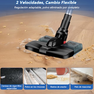 Foto 6 | Foto 6 | Aspiradora Inalámbrica 15000pa Aspiradora Vertical 5 En 1 Con Depósito De Agua filtro Hepa aspiradora De Mano Con Luz Led baterí