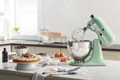 Foto 4 | Foto 4 | Kitchenaid Artisan Batidora De Pie Con Protector Vertedor Verde (pistachio) 4.73 L