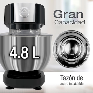 Foto 5 | Foto 5 | Koblenz Batidora De Pedestal Planetaria Bpkm-800 In De 7 Velocidades De 800 Watts Tazón De 4.8 Litros Cabeza Inclinable 5 Acc