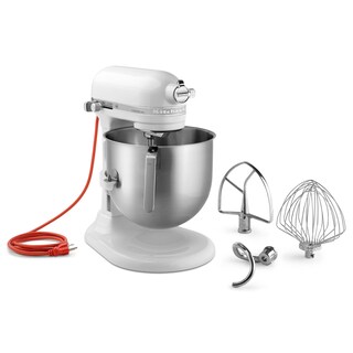 Foto 2 | Foto 2 | Kitchenaid Ksm8990wh Batidora Comercial Con Capacidad Para 8 Qts / 7.5 Lt 1.3 Hp Color Blanco