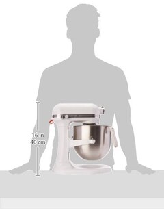 Foto 3 | Foto 3 | Kitchenaid Ksm8990wh Batidora Comercial Con Capacidad Para 8 Qts / 7.5 Lt 1.3 Hp Color Blanco