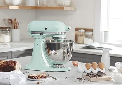 Foto 3 | Foto 3 | Kitchenaid Artisan Batidora De Pie Verde (ice) 4.73 L