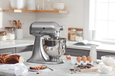 Foto 6 | Foto 6 | Kitchenaid Artisan Batidora De Pie Plateado (contour Silver) 4.73 L