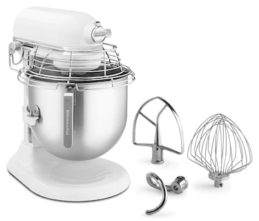 Foto 3 | Foto 3 | Kitchenaid - Batidora Elevadora De Pie Ksmc895wh Con Protector De Tazón De Acero Inoxidable