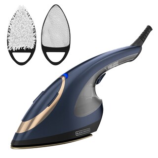 Foto 1 | Foto 1 | Black+decker Plancha Y Vaporizador Vertical 2 En 1 Elimina 99.9% Bacterias Hgs500-la