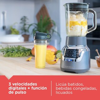 Foto 6 | Foto 6 | Black+decker Licuadora Con Filtro Infusor De Jugos 3 En 1 3 Funciones Automáticas Jarra De Vidrio 1.5l 900 Watts Incluye Vas
