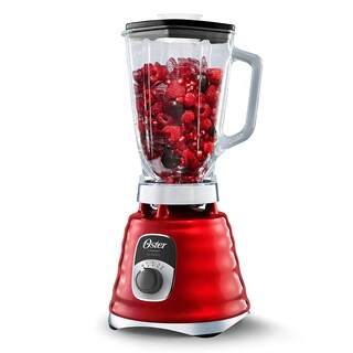 Foto 2 | Foto 2 | Oster Licuadora Clásica Roja 3 Velocidades Vaso De Vidrio Blst4126r013