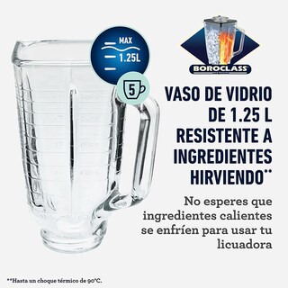 Foto 5 | Foto 5 | Oster Licuadora Clásica Roja 3 Velocidades Vaso De Vidrio Blst4126r013