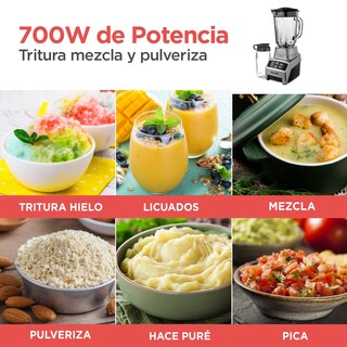 Foto 2 | Foto 2 | Black+decker Licuadora Pulverix Digital Con Vaso Personal 3 Velocidades Con 6 Cuchillas Y Jarra De Vidrio 1.5lts 700 Watts De