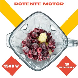 Foto 4 | Foto 4 | Gutstark Licuadora Profesional 1500 W Vaso De 2.2 L Anti-impacto 6 Aspas 20 Velocidades Industrial Para Restaurantes Negocios Mu