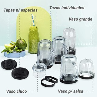 Foto 5 | Foto 5 | Licuadora Procesador/pulverizador De Alimentos Bull 250w En Pocos Minutos Professional Blender | Libre Bpa | Cuchillas Desmontab