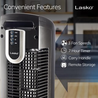 Foto 5 | Foto 5 | Lasko - Ventilador De Torre 2511 De 3 Velocidades Con Control Remoto 36 Pulgadas Negro