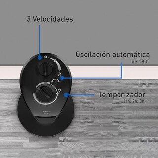 Foto 2 | Foto 2 | Ventilador De Torre Eole Infinite T-fal Estilo Y Frescura Con Temporizador Mecanico Amplia Cobertura Y 3 Velocidades Color Ne
