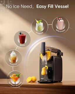 Foto 2 | Foto 2 | Ecozy Slushie Machine No Necesita Hielo 68 Oz Para Hogar Con Autolimpieza Temporizador 24 H Y Enfriamiento Continuo 5 Progr
