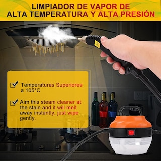 Foto 5 | Foto 5 | Zerdie Limpiador De Vapor De Alta Temperatura Y Alta Presión Limpiador De Vapor Portátil Ajuste De 6 Engranajes Máquina De Lim