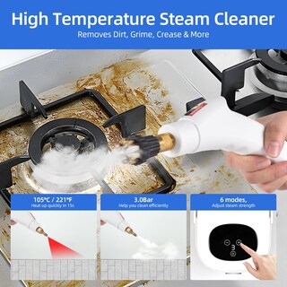 Foto 3 | Foto 3 | Feiniao Limpiador De Vapor De Alta Presión 2500w 110v Máquina De Limpieza A Vapor Portátil Presurizada Alta Temperatura Vapori
