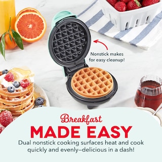 Foto 3 | Foto 3 | Dash Mini Maker: Miniwaflera Para Hacer Waffles Paninis Papas Hash Brown Y Otros Para El Desayuno Almuerzo O Aperitivos Con