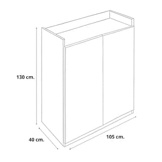 Foto 8 | Foto 8 | Zapatera Para 55 Pares De Zapatos Adulto